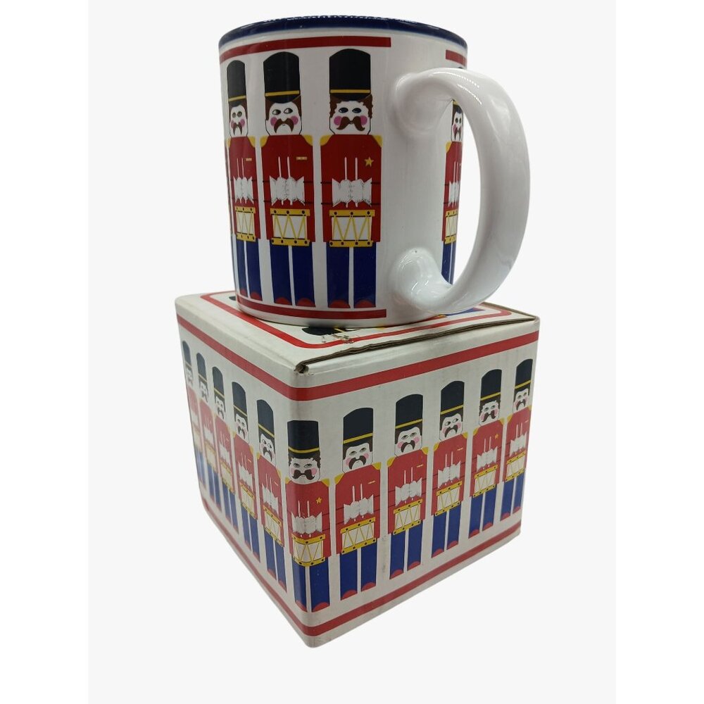 Vintage Nutcracker Soldier Coffee Mug Different Drummer Lynda Sylvester Japan NO - Picture 5 of 11